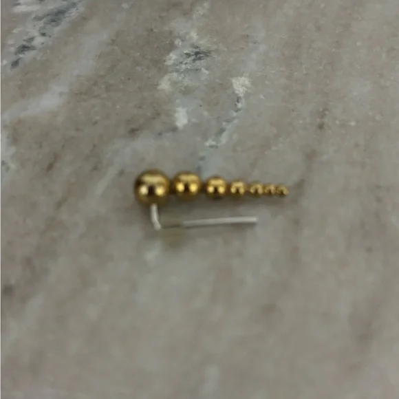 Michael Kors Gold Ball Stud Earrings - Picture 3 of 4